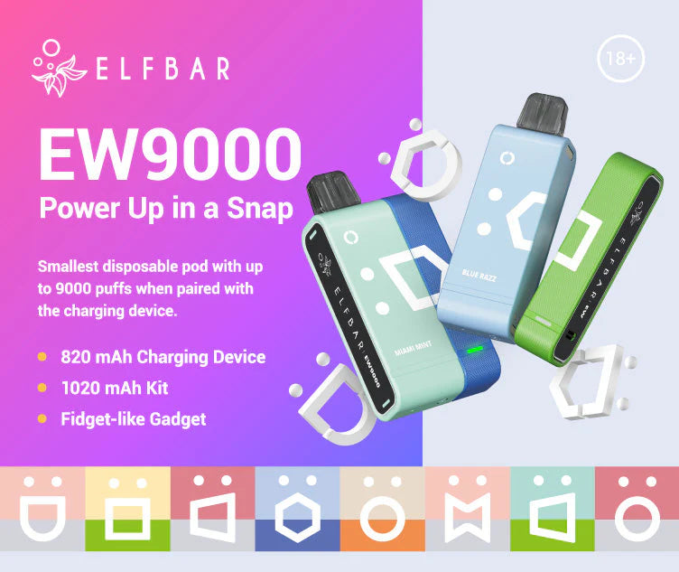 Elfbar ew9000 puff click 50mg Pod