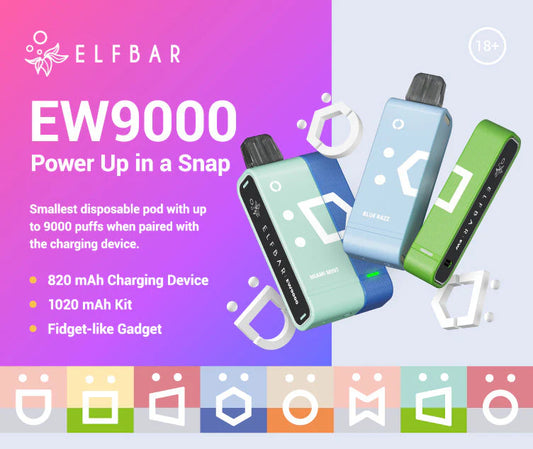 Elfbar ew9000 puff click 50mg kit